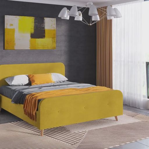 Кровать «Сиерра», горчица